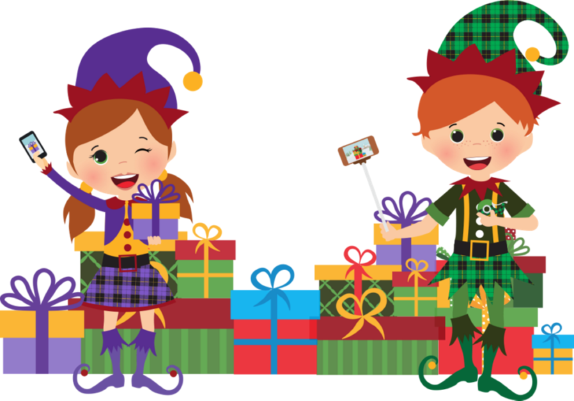 Ellen Presents - Cartoon Gift Wrapping (824x575)