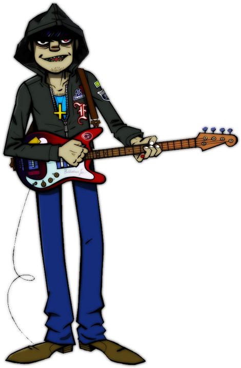 During The Demon Days Era, His Wardrobe Seemed To Grow - Gorillaz Music (525x756)