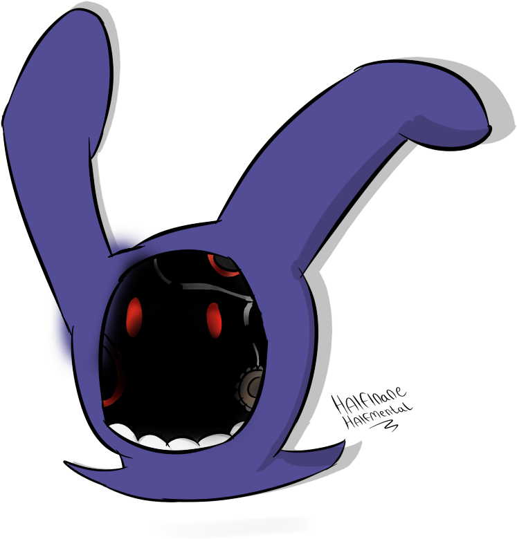 Art Raffle Prize 2 2/2 Faceless Bonnie Sticker By Darkqueen43 - Insect (861x802)