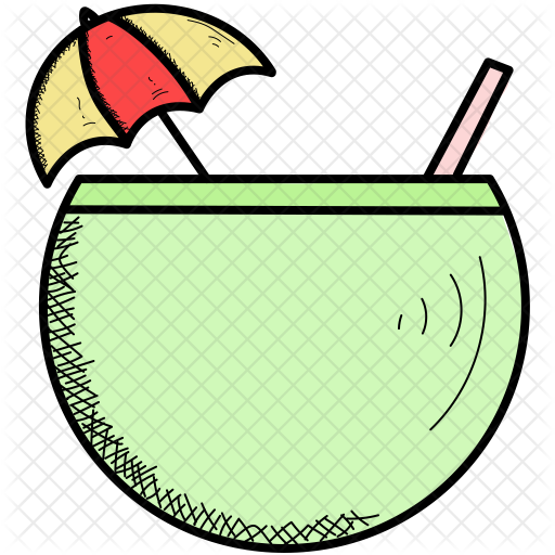 Coconut Icon - Lemon (512x512)