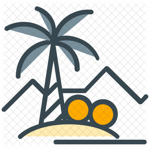Coconut Tree Icon - Coconut (512x512)
