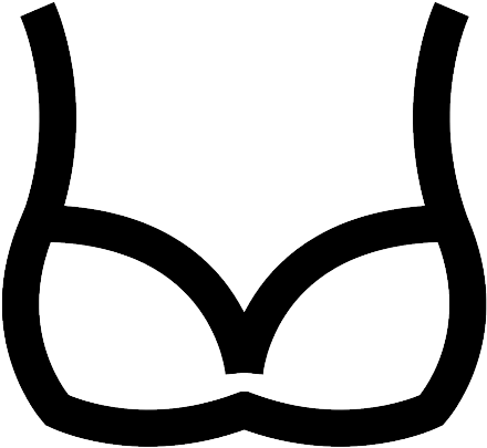 What Happened When I Didn't Wear A Bra For A Week - Bra Icon (540x540)