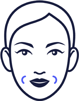 Face Dimples Surgery - Sketch (400x400)