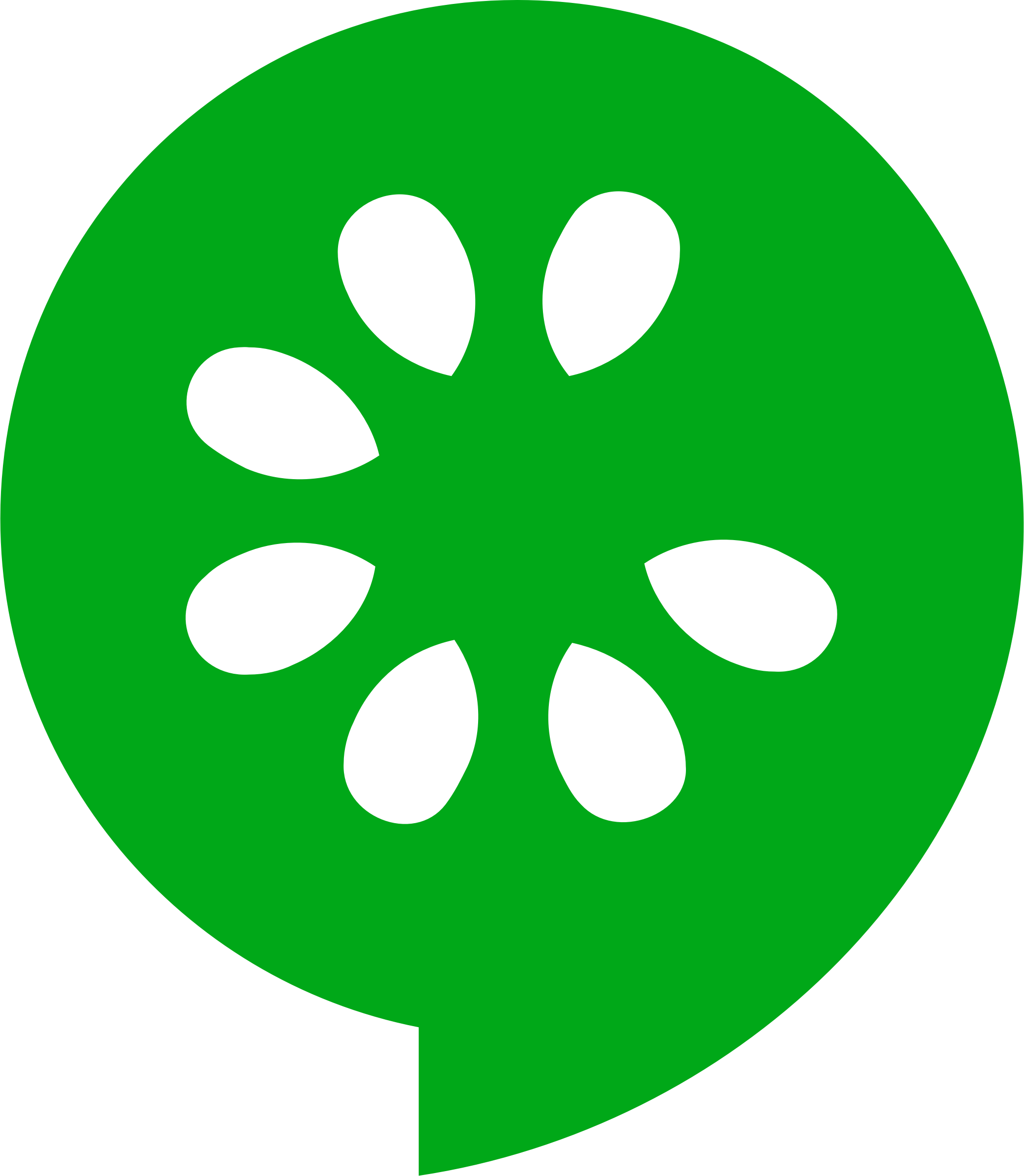 Cucumber Mark Print 4200 - Cucumber Io Logo (2084x2393)