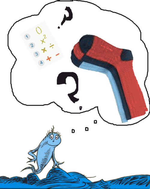 Hmm I'm Not Sure What The Order Of Operations Is Here - One Fish Two Fish Red Fish Blue Fish Clip Art (500x629)