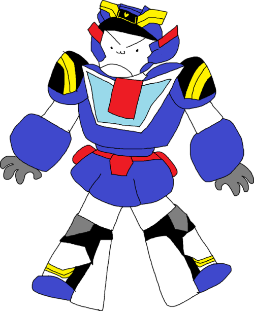 Deckered But Hes Always Drawn Like This - Brave Police J-decker (500x613)