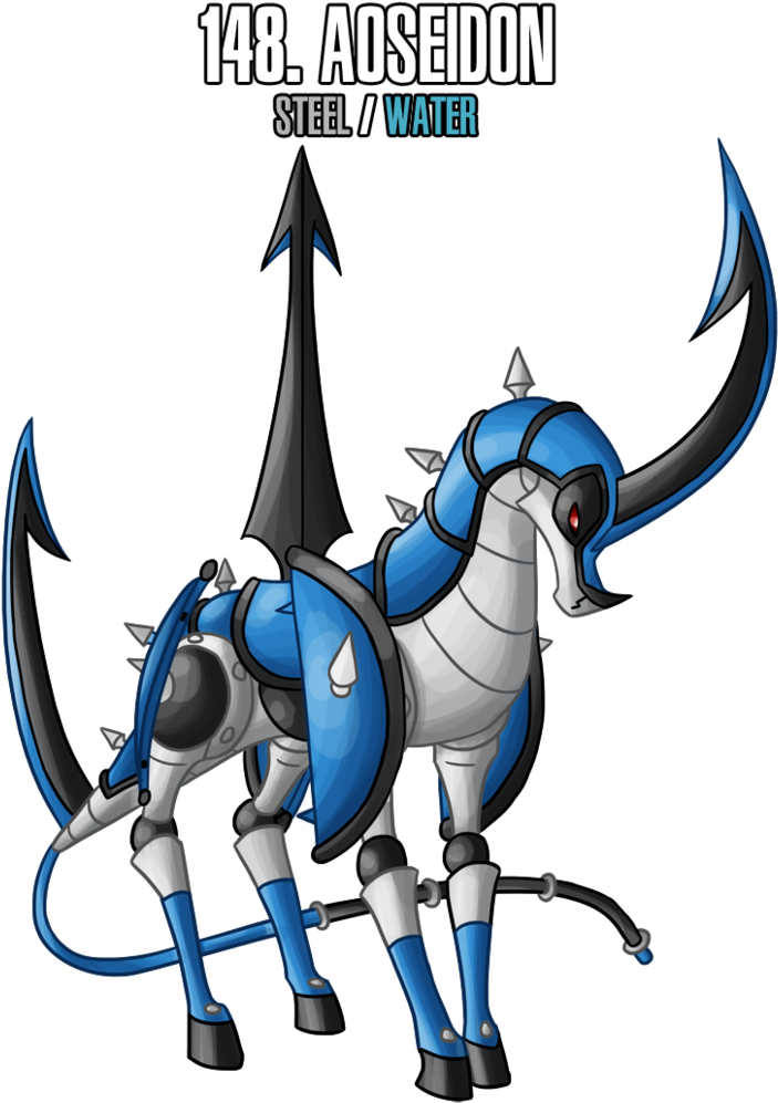 Fakemon - 148 - Legendary Weapon - Trident By Drcrafty - Water Legendary Fakemon (774x1032)