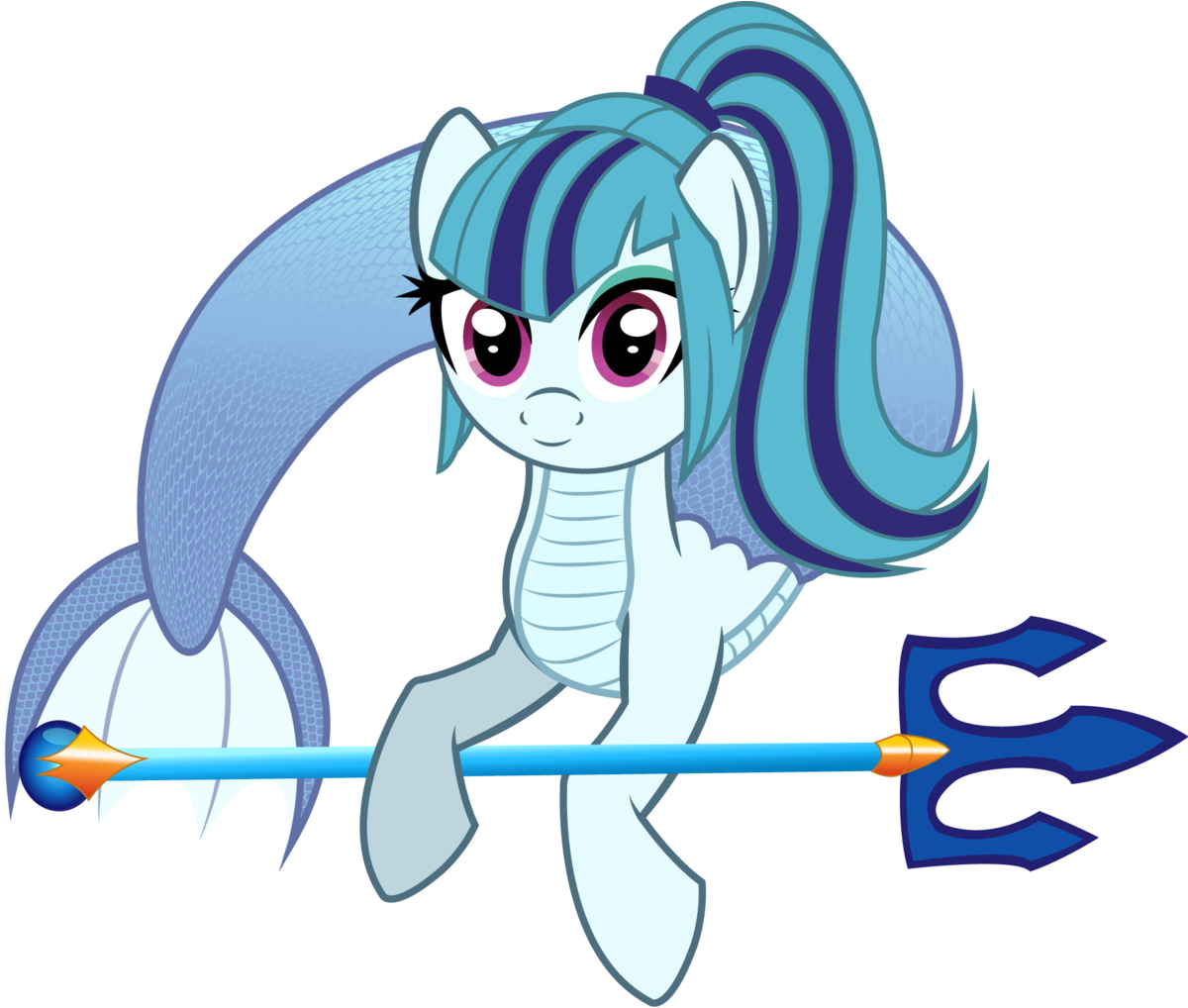 Andrevus, Looking At You, Merpony, Ponified, Pony, - Cartoon (1243x1024)