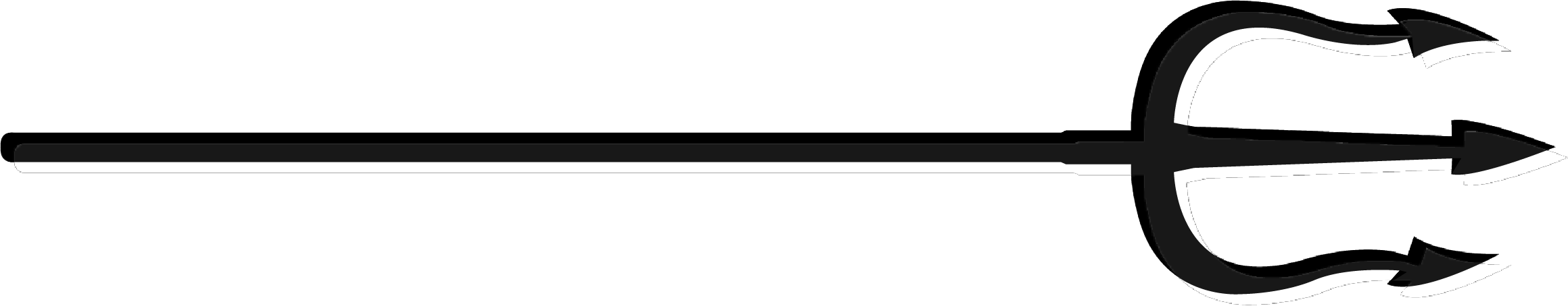 Ranged Weapon Line Angle Sport Clip Art - Parallel (2319x454)