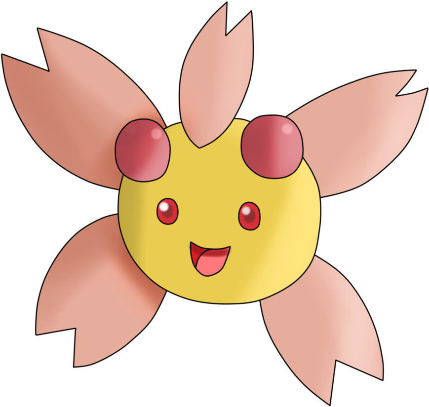 [random] Cherrim Headshot By Madaxer - Drawing (920x868)