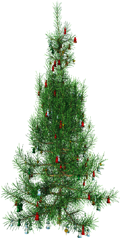 13 Oct 2014 - Christmas Tree Clip Art (256x512)