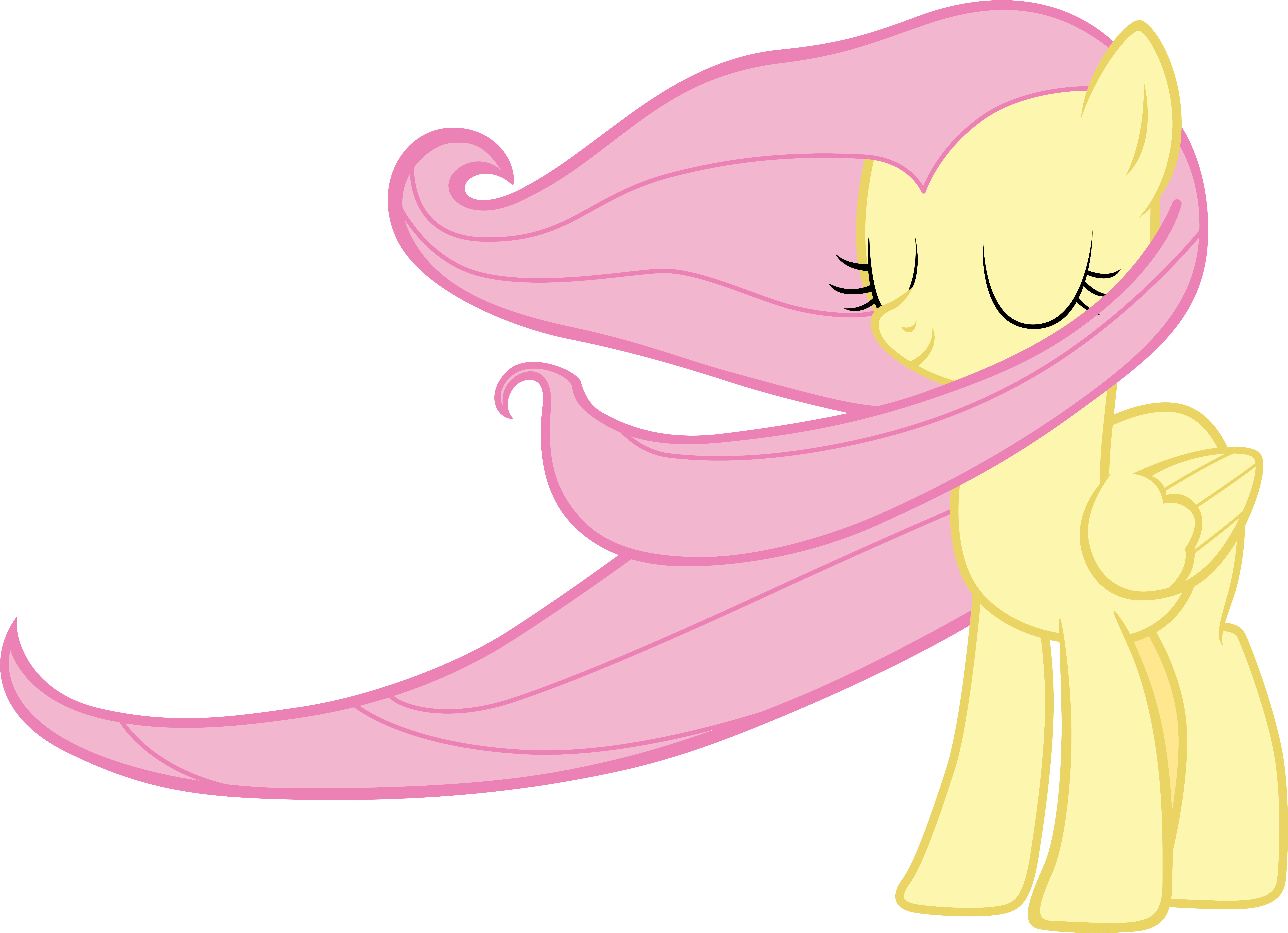 Fluttershy Swept By The Wind By Tardifice - Fluttershy Swept By The Wind By Tardifice (9500x7000)