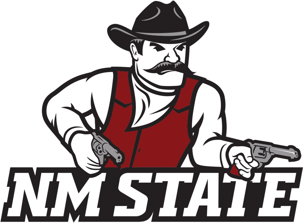 The Primary Mark Of Nmsu Athletics Features Pistol - New Mexico State Aggies (1024x751)