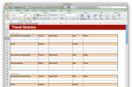 27 Images Of Microsoft Travel Itinerary Template - Microsoft Templates Travel Itinerary (490x296)