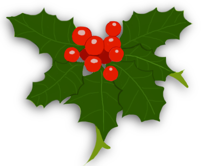 Impassioned - Holly And Ivy Png (400x328)