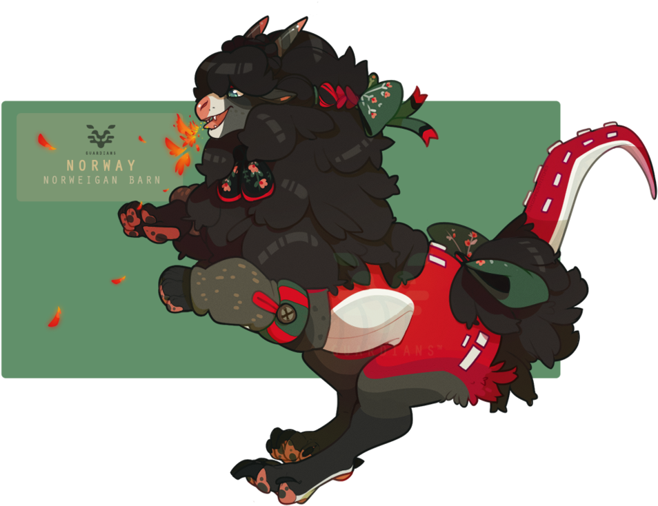 Norweigan Barn By Sindonic - Illustration (1024x754)