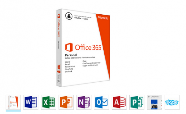 Microsoft Office 365 Personal, Slovenski, 1 Letna Naročnina - Microsoft Office 365 Personal - 1 Devices/1 Tablet/1 (3084x1860)