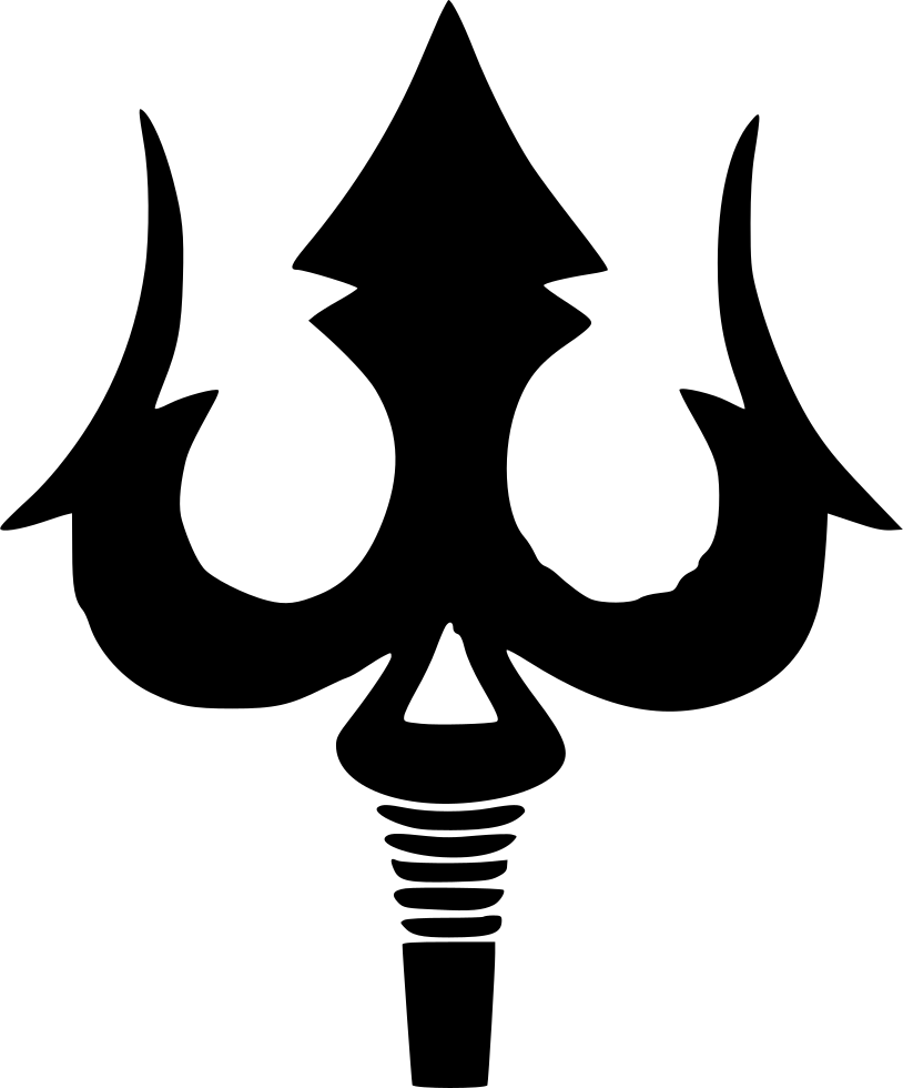 Trident Shiva God Gun Worship Comments - Shiva Trident Png (814x980)