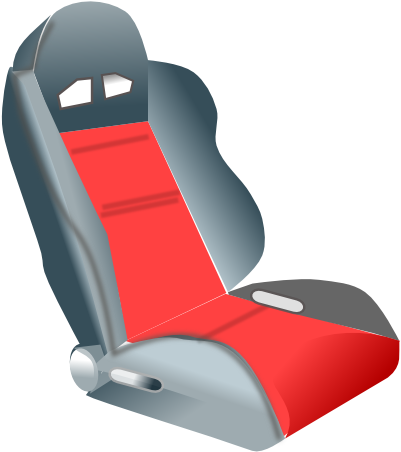 Racing Seat Clip Art At Vector Clip Art Online Racing - Clip Art Car Seat (600x600)