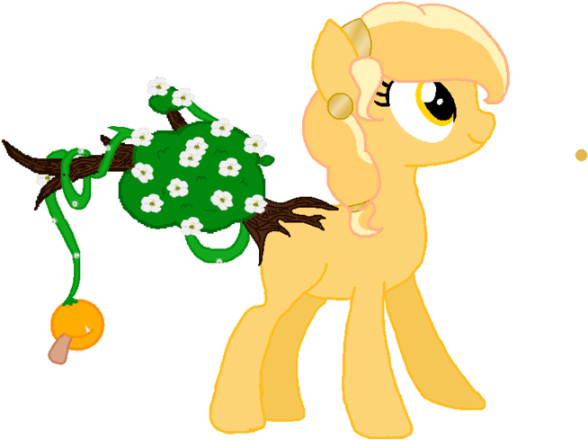 Orange Mlp Fruit Chomper Pony Need A Name Please By - Cartoon (1024x577)