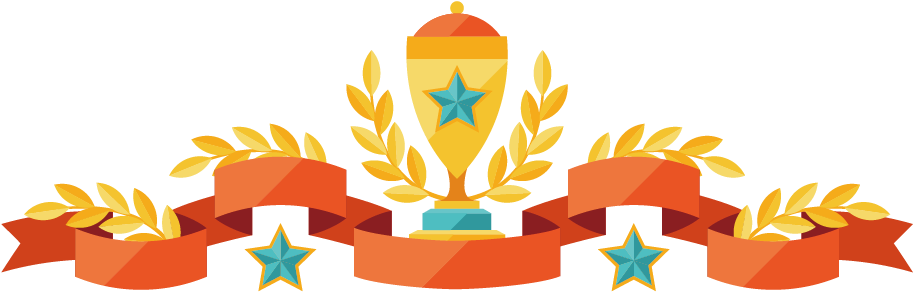Flat Design Award Illustration - Award (1181x612)