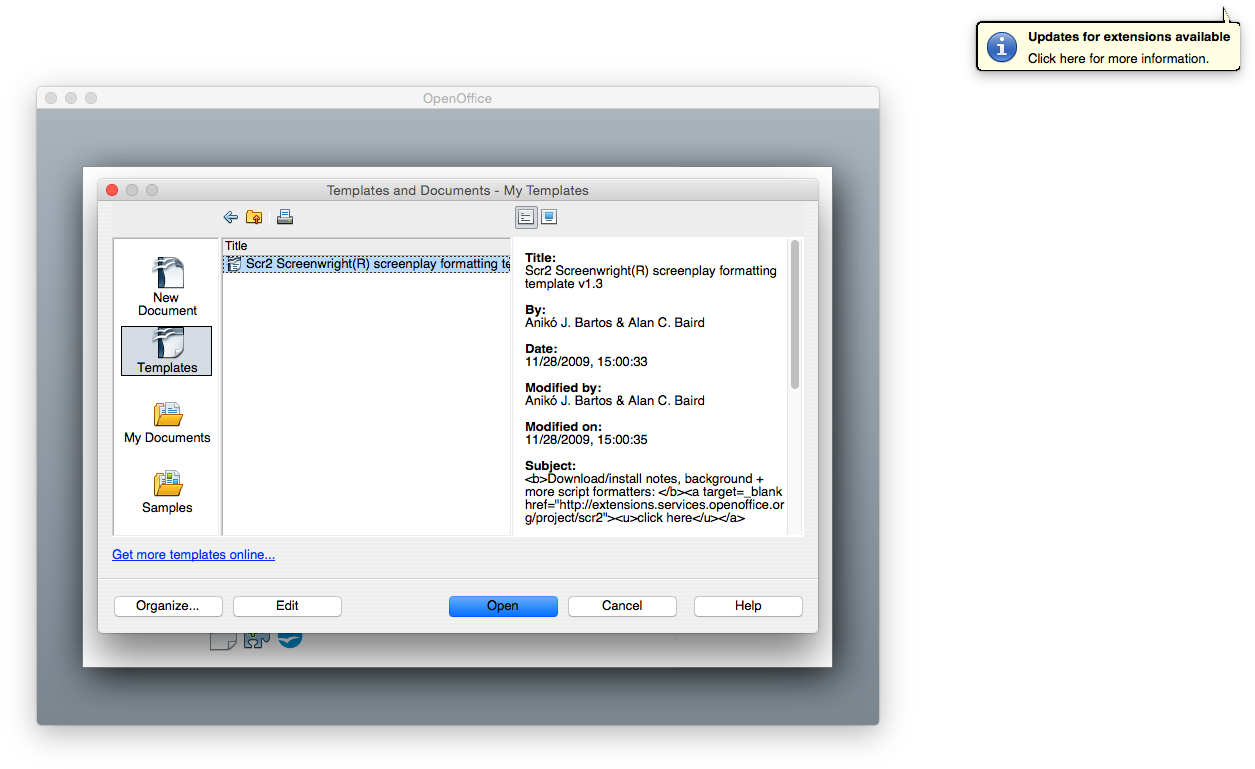 23 Images Of Microsoft Office Screenplay Template - Screenplay Format In Open Office (1263x782)