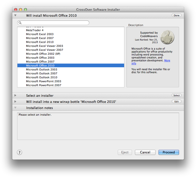 Installation With Presets - Screenshot (814x736)