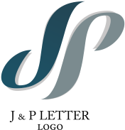 P Letter Logo Design With Creative Pink Purple Brush - Letter Jp (389x346)