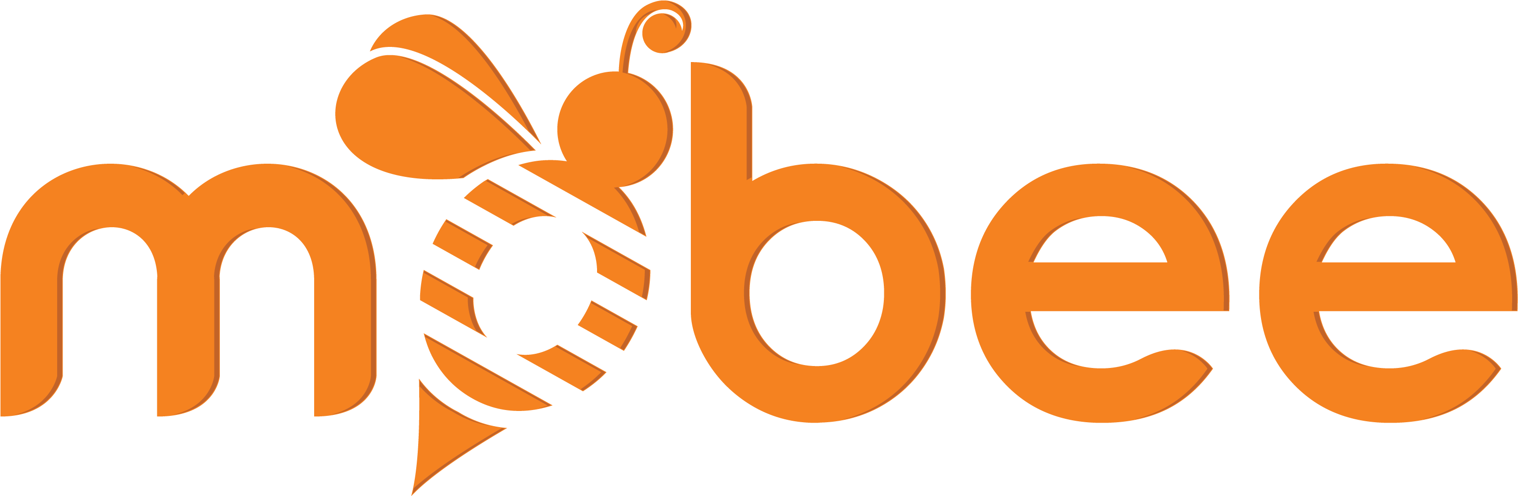 Logo Mobee Hd Orange - Mystery Shopper Mobile App (3116x1021)
