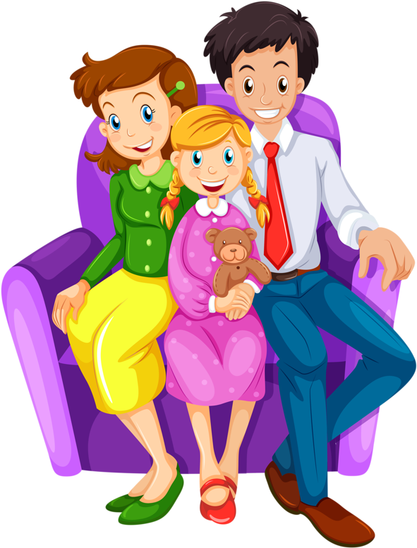 Dolls - Happy Family Clipart 3 (600x800)