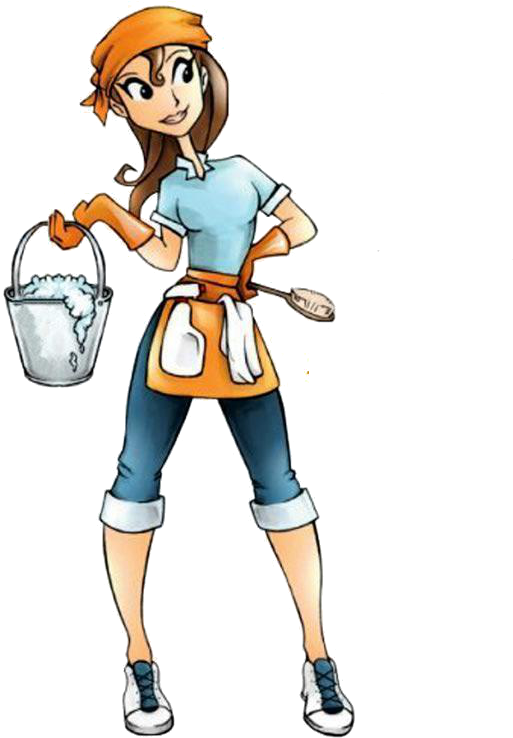 Our Cleaning Services - Cleaning Lady (637x768)