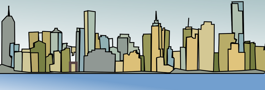 Elige - Melbourne City Skyline Silhouette (1007x343)