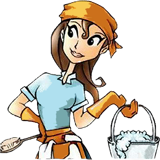 Transparent Cleaning Lady Cleaning Lady Png - Cartoon Cleaning Lady (600x721)