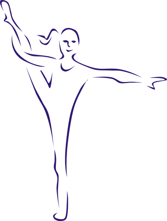 Gymnastic Art 28, Buy Clip Art - Kolay Jimnastik Hareketleri Çizimleri (543x720)