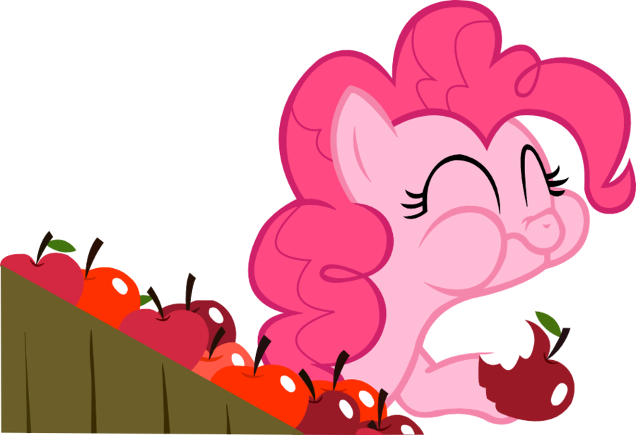 Qtmarx 79 8 Pinkie Apple Pie By Pwahy - Pinkie Pie Eating Apple (900x615)