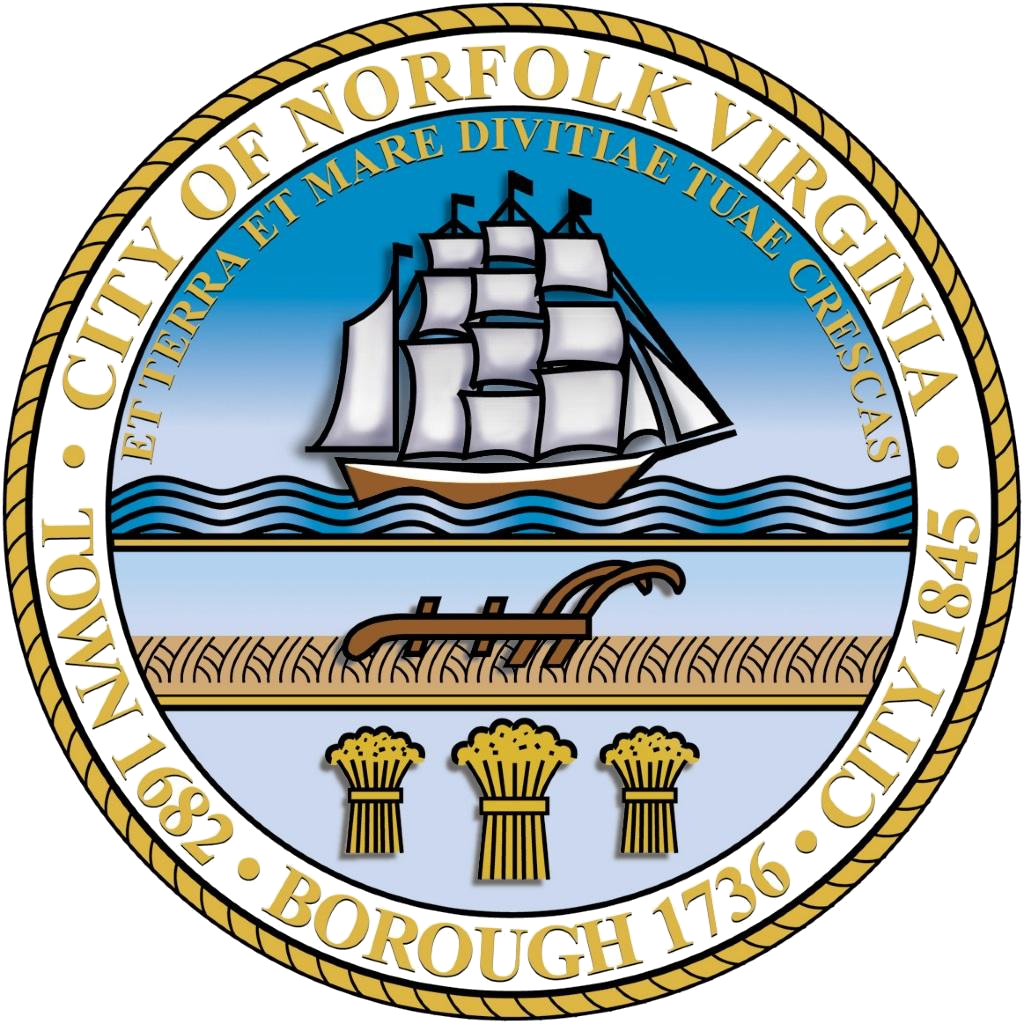Seal Of Norfolk, Virginia - City Of Norfolk Va Logo (1024x1024)