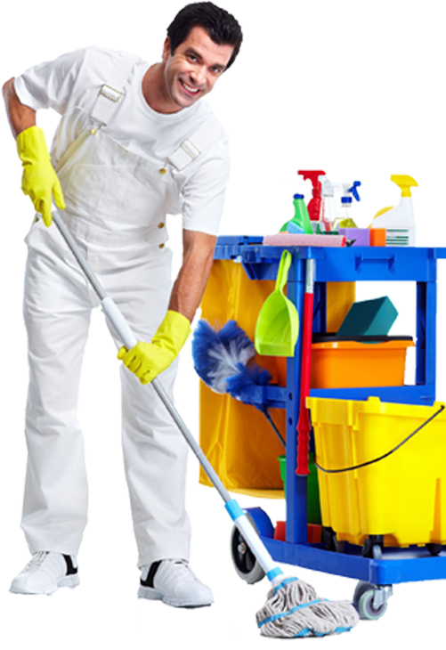 Home Cleaning - Housekeeping Man (500x800)
