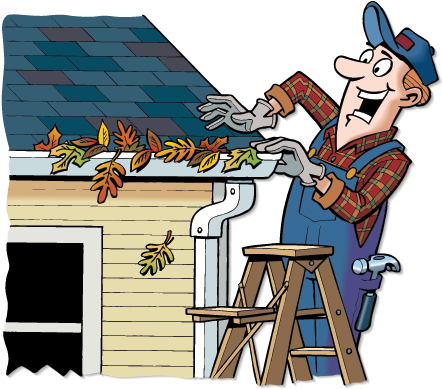 Arkansas - Gutter Cleaning Clip Art (466x388)