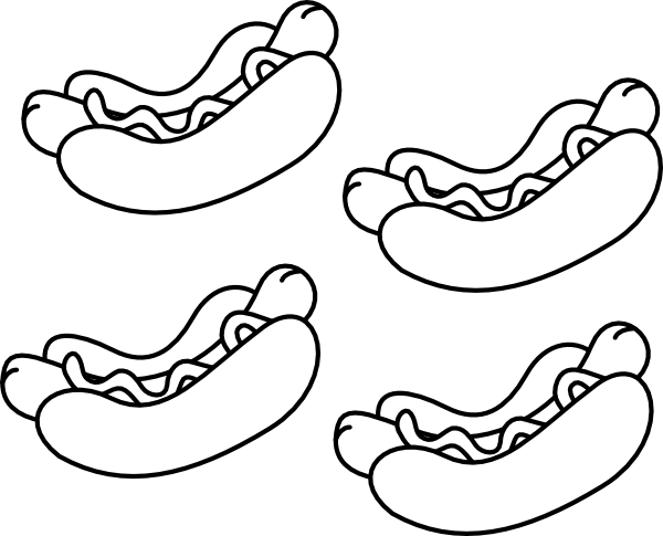 Hot Dog Clip Art (600x485)