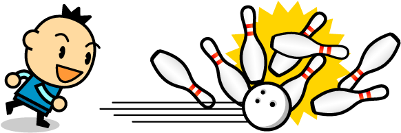 Sports Clipart Free Bowling Clipart To Download,bowling - Ten-pin Bowling (607x209)