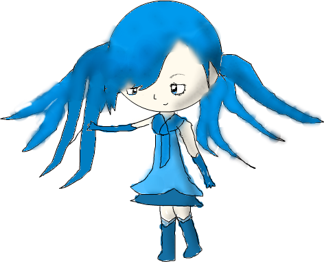 I Thought The Hair Was Dull At First, So Instead Of - Cartoon (472x382)