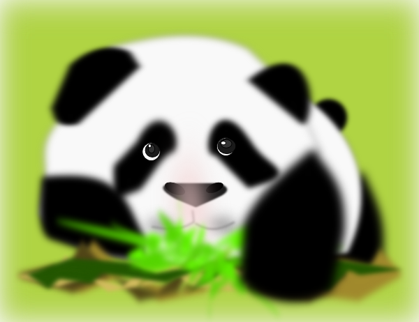 Free Vector Panda Clip Art - Panda Clip Art (600x462)