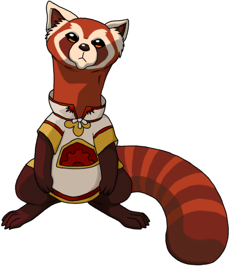 Red Panda Clipart Domesticated - Pabu Avatar (894x894)