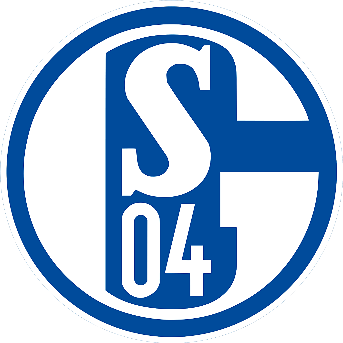 Detail - Fc Schalke 04 Logo (2000x2000)