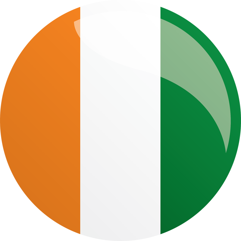Côte D'ivoire Compact - Cote D Ivoire Flag Png (800x800)