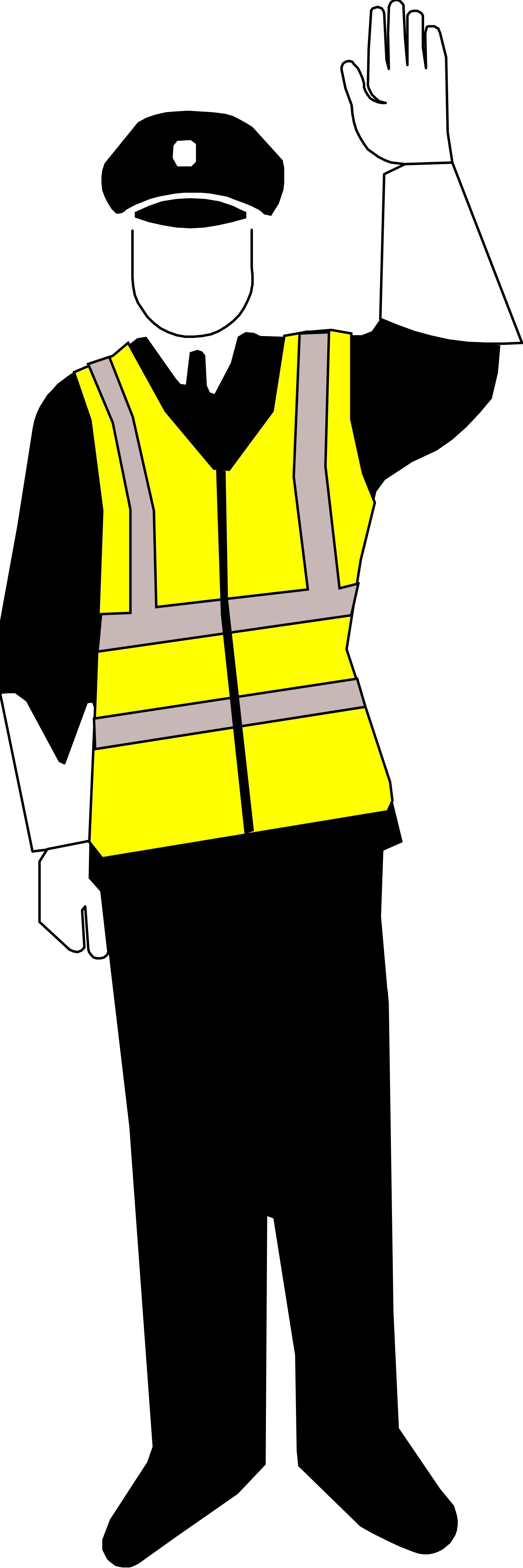 Police Stop Yellow - Yellow Police (2000x6000)