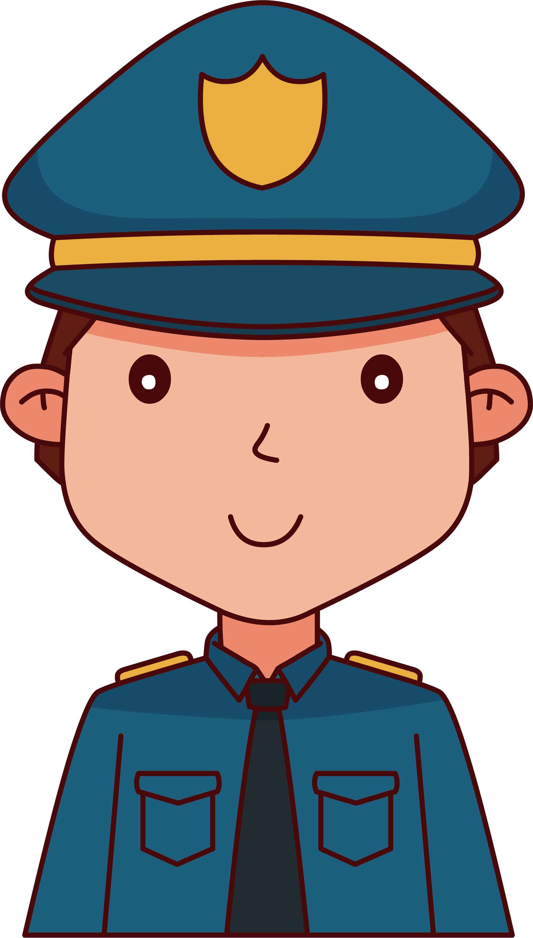 Cartoon Police Clip Art - Cartoon Police Clip Art (1697x2983)