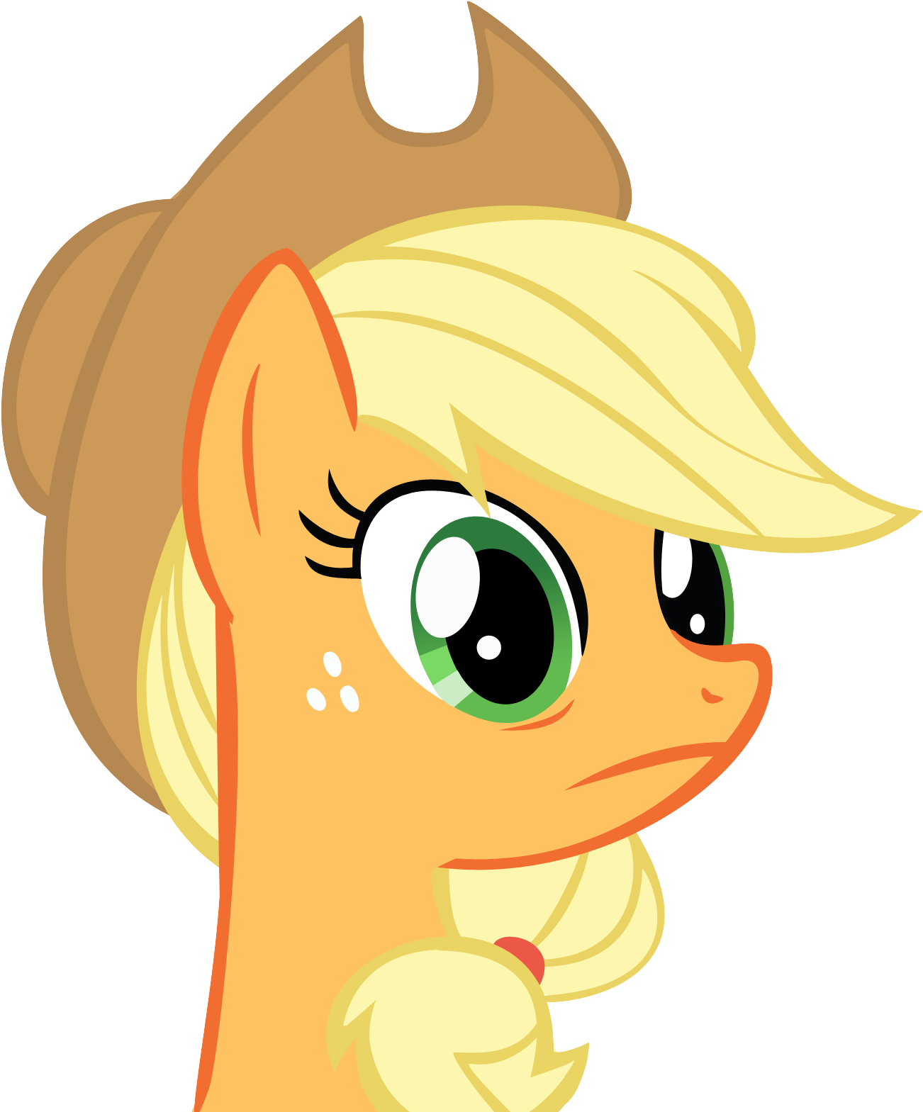 Applejack Is Tired By Dacowta Applejack Is Tired By - Apple Jack Funny Face (1343x1602)