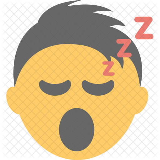 Sleepy Face Icon - Emoticon (512x512)