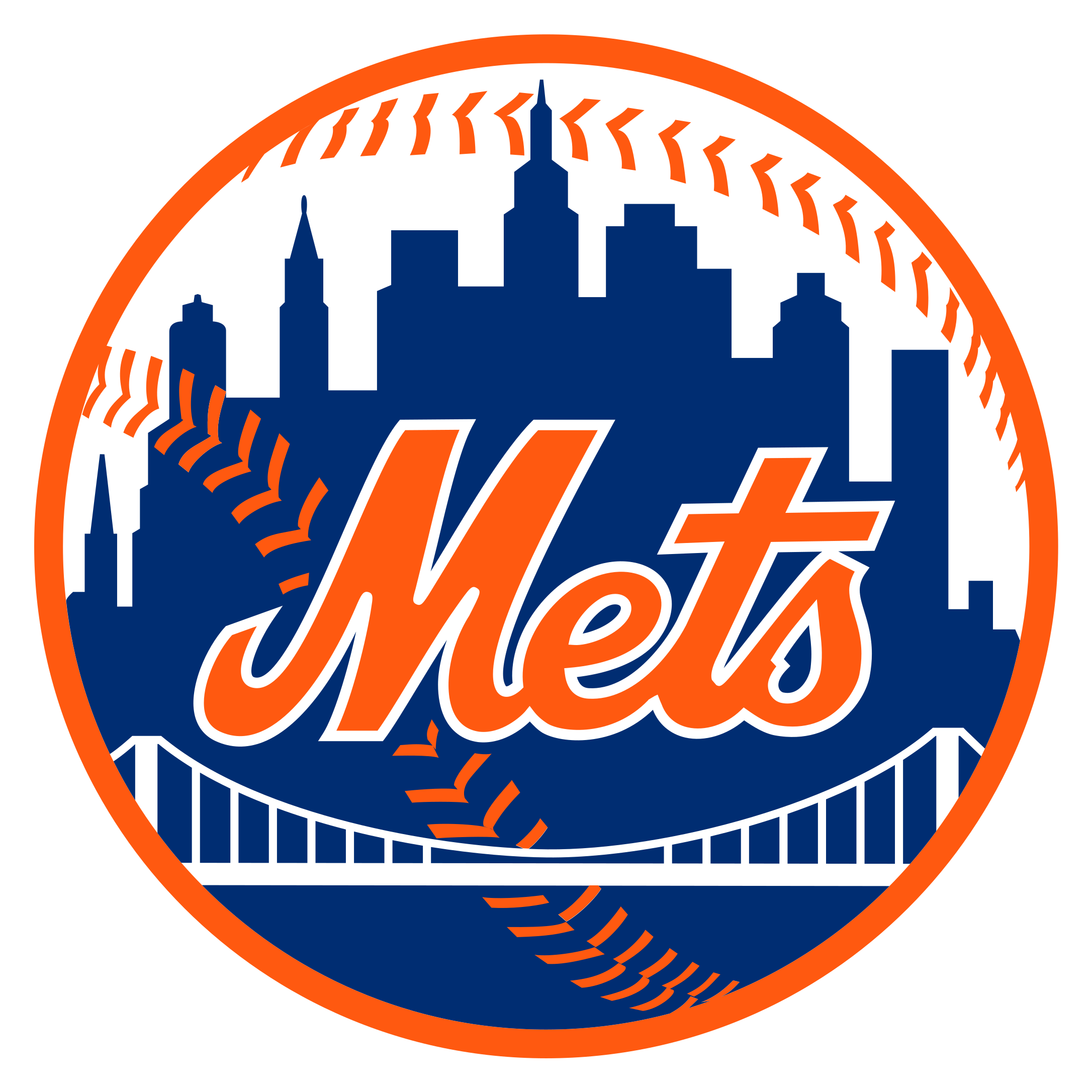 New York Giants Clipart Mets - New York Mets Logo (2400x2400)